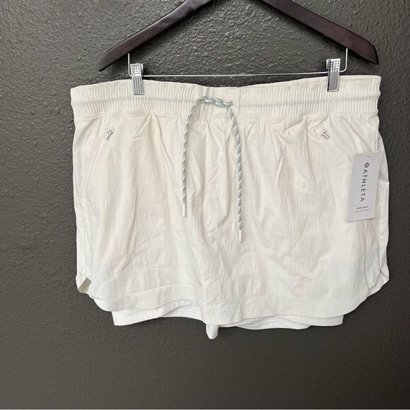Athleta Trekkie Skort 18, magnolia white - Picture 4 of 15
